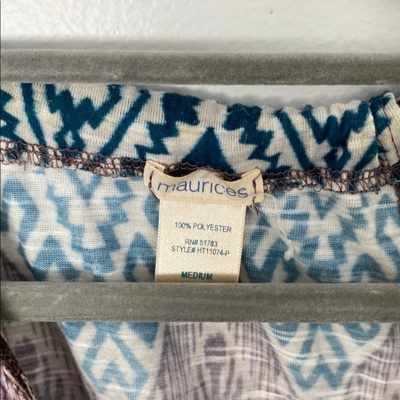 Multicolor Patterned Women's Tank Top - Picture 2 of 3